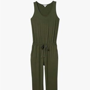 Daily Ritual Women's Supersoft Terry Sleeveless Scoopneck Jumpsuit